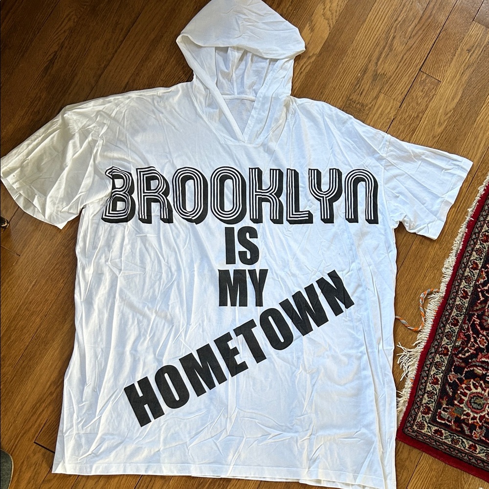 Faith Connexion White 'Brooklyn Is My Hometown' Hoodie Tee